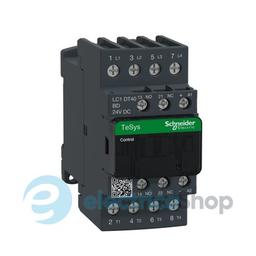 Контактор 3-п. 40А НВ+НЗ 24V DC Tesys Schneider Electric LC1DT40BD гвинтовий затиск