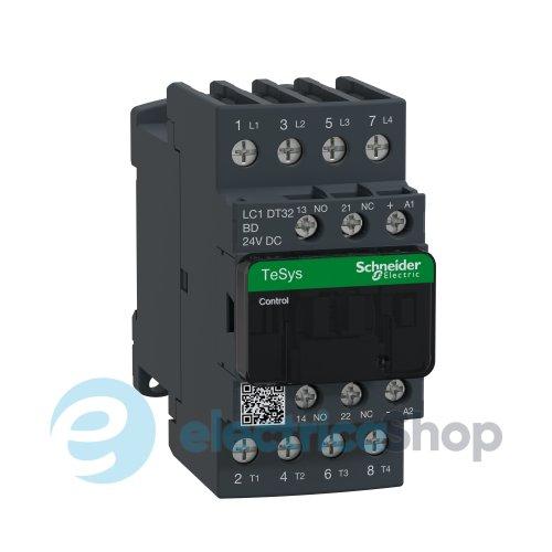 Контактор 3-п. 32А НВ+НЗ 24V DC Tesys Schneider Electric LC1DT32BD гвинтовий затиск