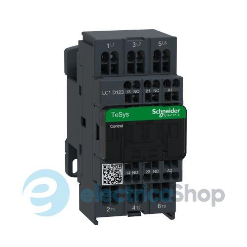 Контактор 48V АC 12А 5,5kW 3нв нв+нз Schneider Tesys LC1D123E7 пружинні затискачи