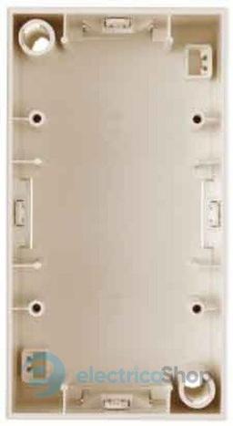 Коробка для зовнішнього монтажу 2-а, біла S.1, 10428982