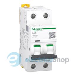 Автоматичний вимикач 2-п, 6A, B, 6кА, iC60N Acti9, Schneider Electric A9F78206