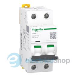Автоматичний вимикач 2-п, 40A, C, 6кА, iC60N Acti9, Schneider Electric A9F79240