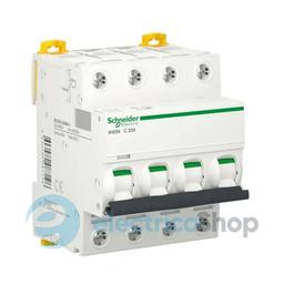 Автоматичний вимикач 4-п, 20A, C, 6кА, iK60 Acti9, Schneider Electric A9K24420