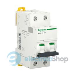 Автоматичний вимикач 2-п, 32A, C, 6кА, iK60 Acti9, Schneider Electric A9K24232