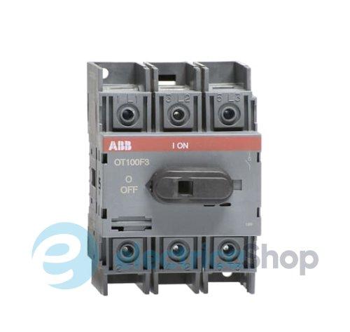 Вимикач навантаження I-0 (з рукояткой) Abb OT100F3 100A 1SCA105004R1001