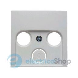 Накладка для антенної розетки 2/3 отв., полярна біла матова S.1/B.3/B.7 GLAS 12031909