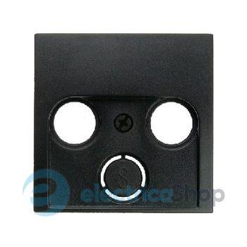 Накладка для антенної розетки 2/3 отв., антрацит B.3/B.7 GLAS 12031606