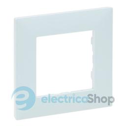 Рамка 1-постова Legrand NILOE STEP 863091 колір атол