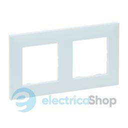 Рамка 2-постова Legrand NILOE STEP 863092 колір атол
