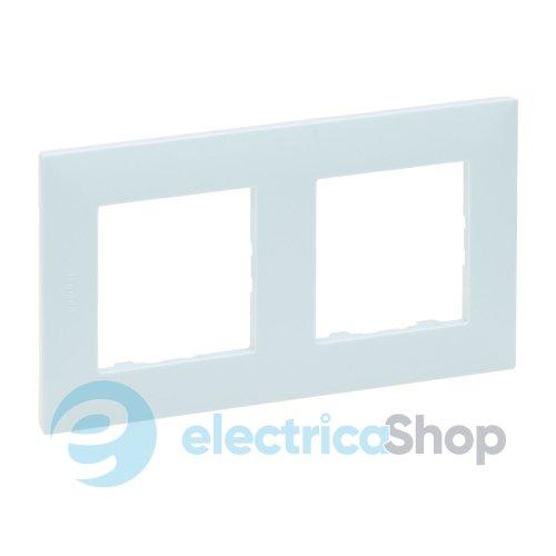Рамка 2-постова Legrand NILOE STEP 863092 колір атол