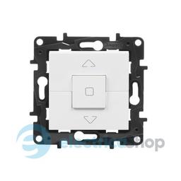 Вимикач кнопковий 2-кл. до жалюзі для серії Niloe Step Legrand 863143 білий