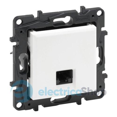 Розетка комп'ютерна RJ45 CAT6 FTP Legrand NILOE STEP 863161 колір білий