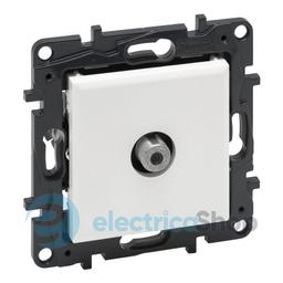 Розетка TV тип F "зірка" Legrand NILOE STEP 863175 колір білий