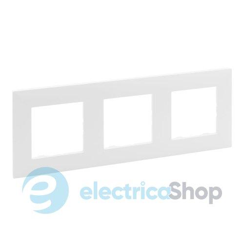 Рамка 3-постова Legrand NILOE STEP 863193 колір білий