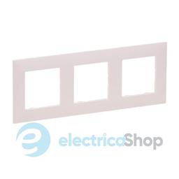 Рамка 3-постова Legrand NILOE STEP 863293 колір рожевий