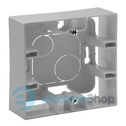 Коробка накладного монтажу 1-постова Legrand NILOE STEP 863397 колір алюміній
