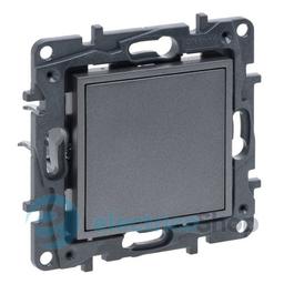 Заглушка Legrand NILOE STEP 863400 колір cталь