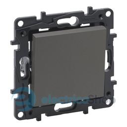 Вимикач 1-кл. для серії Niloe Step Legrand 863401 сталь