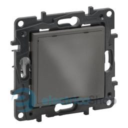 Вивід кабелю з фіксатором IP21 Legrand NILOE STEP 863429 колір cталь