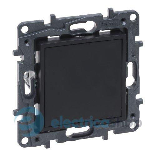 Заглушка Legrand NILOE STEP 863500 колір чорний