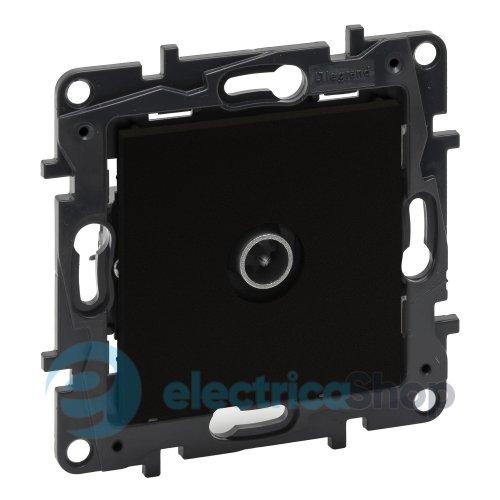 Розетка TV "зірка" Legrand NILOE STEP 863574 колір чорний