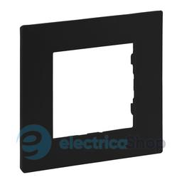 Рамка 1-постова Legrand NILOE STEP 863591 колір чорний
