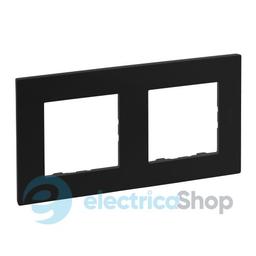 Рамка 2-постова Legrand NILOE STEP 863592 колір чорний