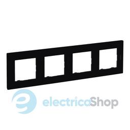 Рамка 4-постова Legrand NILOE STEP 863594 колір чорний
