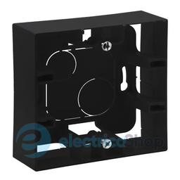Коробка накладного монтажу 1-постова Legrand NILOE STEP 863597 колір чорний
