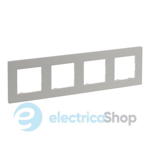 Рамка 4-постова Legrand NILOE STEP 863694 колір перлинний