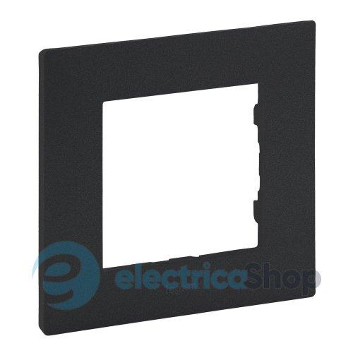 Рамка 1-постова Legrand NILOE STEP 863791 колір антрацит