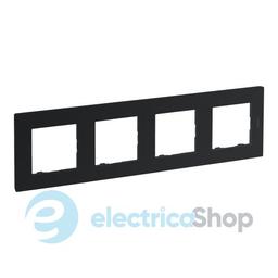 Рамка 4-постова Legrand NILOE STEP 863794 колір антрацит