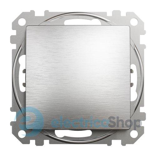 Вимикач кнопковий 1-кл. для серії Sedna Elements Schneider Electric SDD170111 алюміній матовий