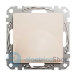 Розетка для виводу кабеля SE Sedna Design SDD112903 бежевий