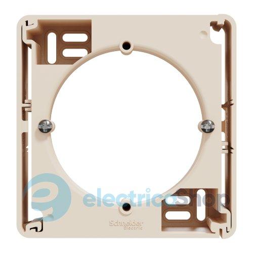 Коробка для поверхневого монтажу 1-пост SE Sedna Design SDD112901 бежевий