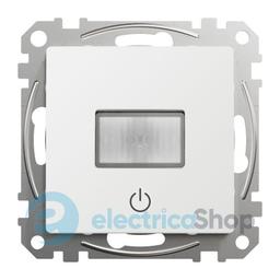 Датчик руху із вимикачем 10 A SE Sedna Design SDD111504 білий