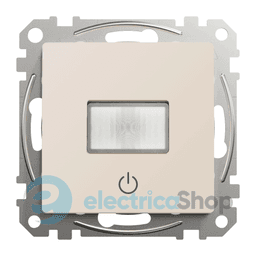 Датчик руху із вимикачем 10 A SE Sedna Design SDD112504 бежевий