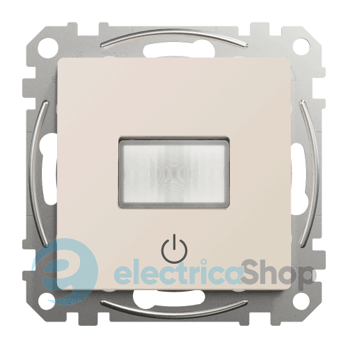 Датчик руху із вимикачем 10 A SE Sedna Design SDD112504 бежевий