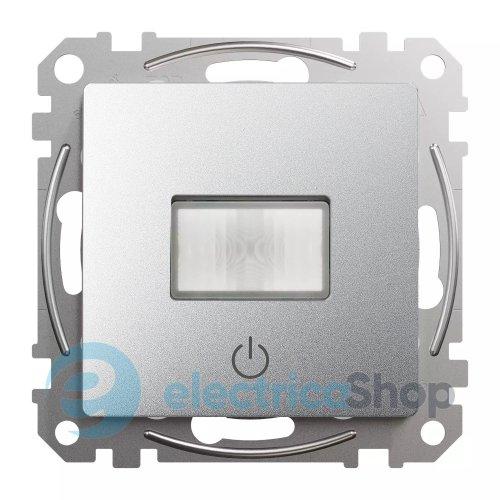 Датчик руху із вимикачем 10 A SE Sedna Design SDD113504 алюміній