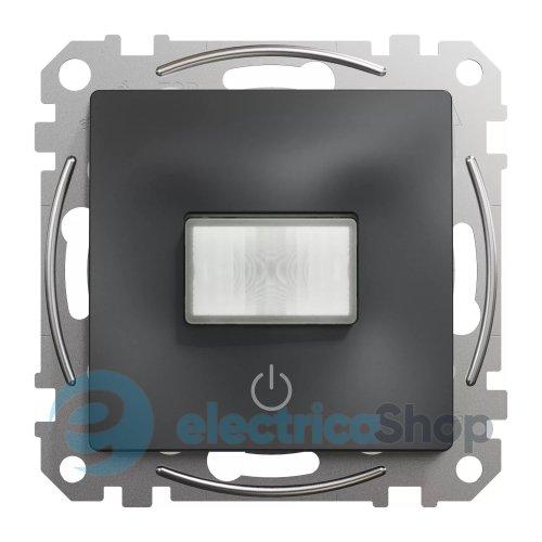 Датчик руху із вимикачем 10 A SE Sedna Design SDD114504 чорний