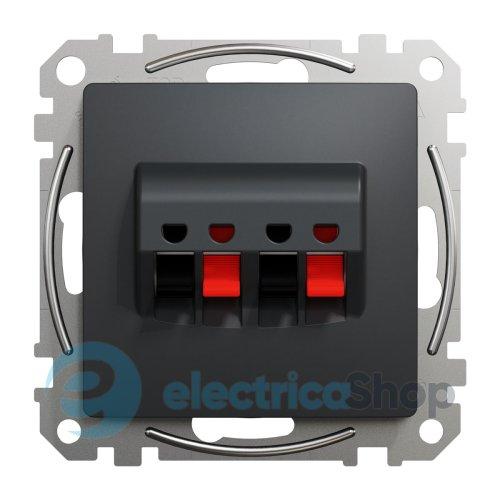 Аудіорозетка SE Sedna Design SDD114411 чорний