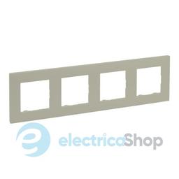 Рамка 4-постова Legrand NILOE STEP 864674 колір пісок