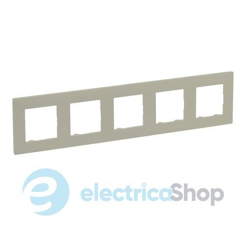 Рамка 5-постова Legrand NILOE STEP 864675 колір пісок