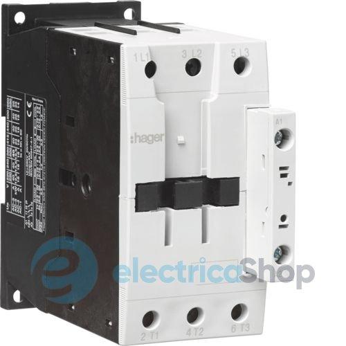 Контактор корпусний 3P, 24В-АС, 65А AC-3, Hager EV065D