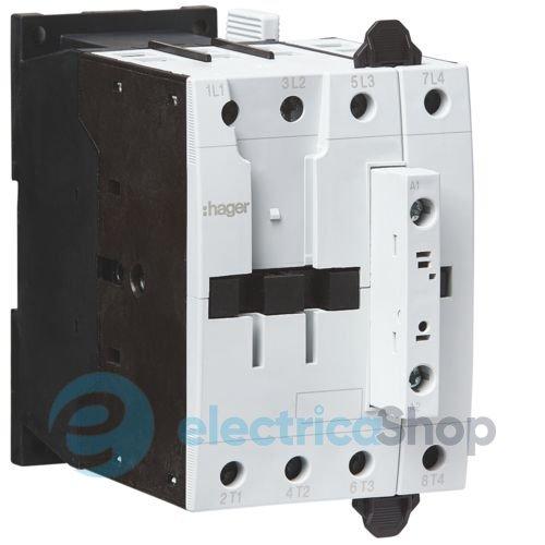 Контактор корпусний 4P, 24В-AC, 80А AC-1, Hager EVN080D