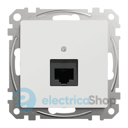 Комп'ютерна розетка RJ45 кат. 6 UTP SE Sedna Design SDD111461 білий
