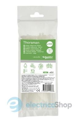 Хомут кабельний 160х2.5 мм. Thorsman IMT46074 білий (100шт)