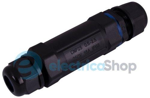 З'єднувач кабельний водонепроникний 5x0,5-2,5mm2, e.wcc.cnp25, IP68 E.Next