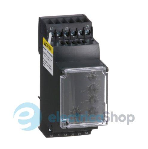 Багатофункціональні трифазні реле контролю живлення 3ф. 2ПК 5А 220-480V/AC SE RM35TF30