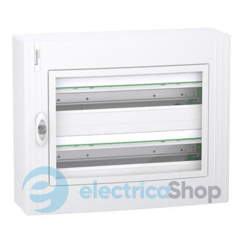 Розподільчий щит навісний, 2 ряди, по 24 модулі, прозорі двері, PrismaSeT XS, Schneider Electric LVSXR224